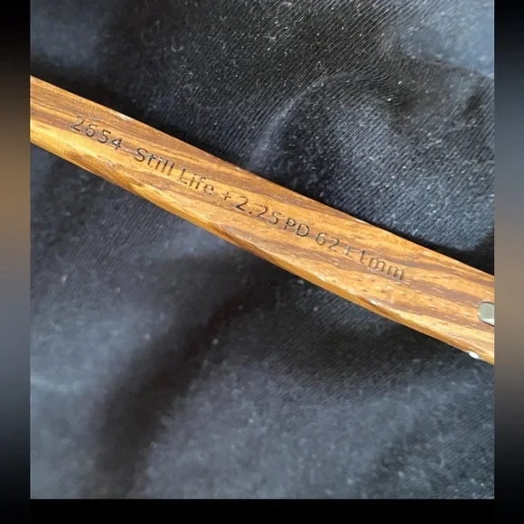 NWT Peepers Still Life Readers 2.25 Chunky Rounded Square Frame Grey Blue Wood - Picture 5 of 13